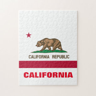 PUZZLE DRAPEAU DE CALIFORNIE