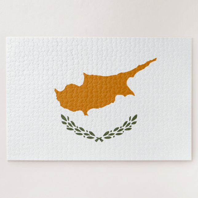 Puzzle Drapeau de Chypre (Horizontal)