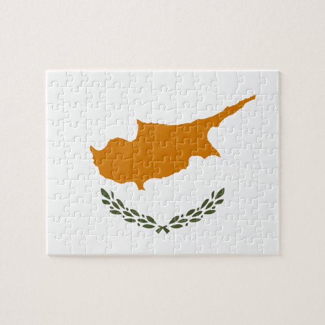 Puzzle Drapeau de Chypre (Horizontal)