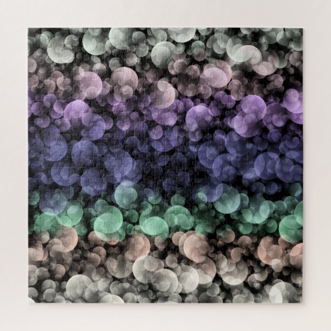 Puzzle Drapeau de fierté Uingender Boho Groovy Bulles Écl (Vertical)