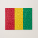 Puzzle Drapeau de Guinée<br><div class="desc">Un cadeau idéal pour tous ceux qui sont patriotes de leur pays !</div>