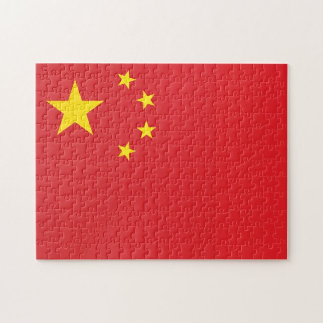 Puzzle Drapeau de la Chine (Horizontal)