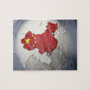 Puzzle Drapeau de la Chine