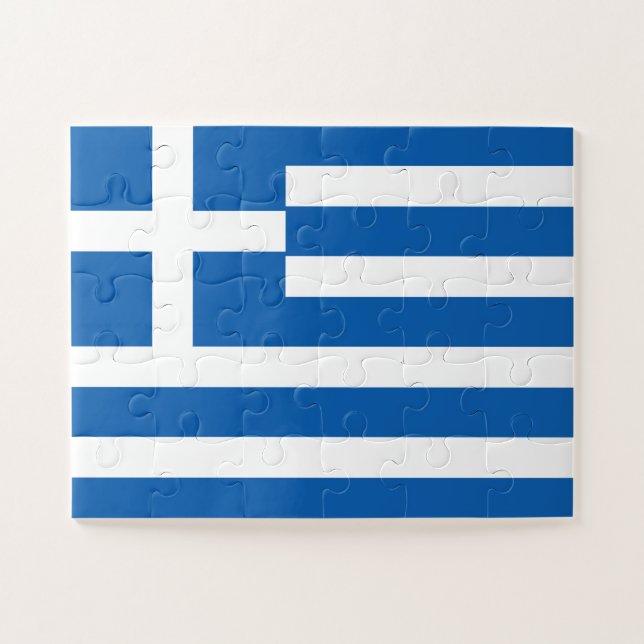 Puzzle Drapeau de la Grèce (Horizontal)