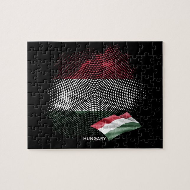 Puzzle Drapeau de la Hongrie (Horizontal)