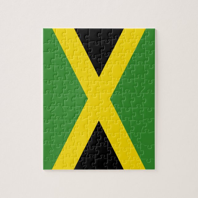 Puzzle Drapeau de la Jamaïque (Vertical)