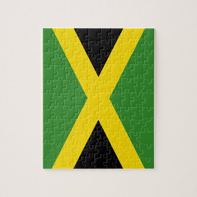 Puzzle Drapeau de la Jamaïque (Vertical)