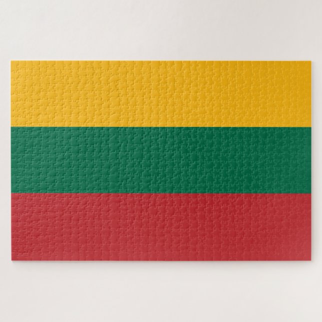 Puzzle Drapeau de la Lituanie (Horizontal)