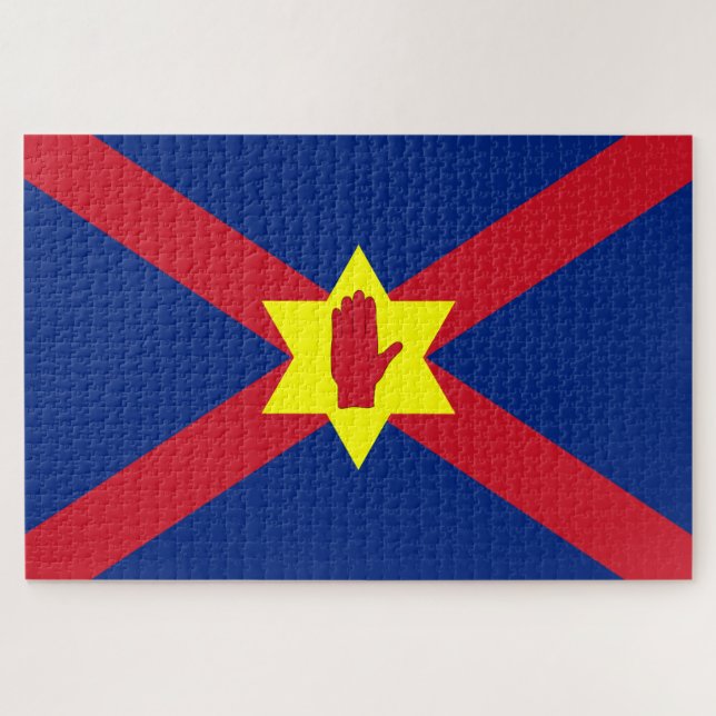 Puzzle Drapeau de la nation Ulster (Irlande du Nord) (Horizontal)