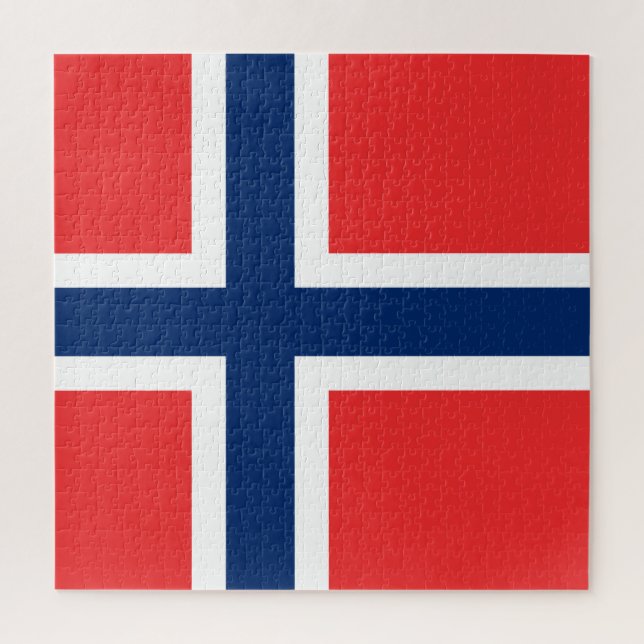 Puzzle Drapeau de la Norvège (Vertical)