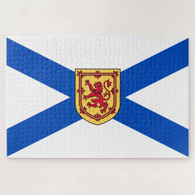 Puzzle Drapeau de la Nouvelle-Écosse (Province canadienne (Horizontal)