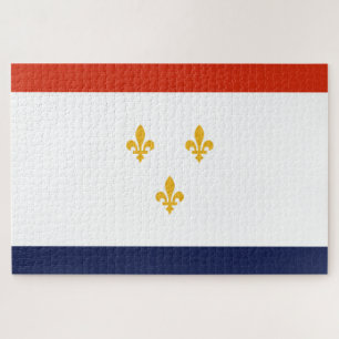 Puzzle Drapeau de la Nouvelle-Orléans (Louisiane, États-U