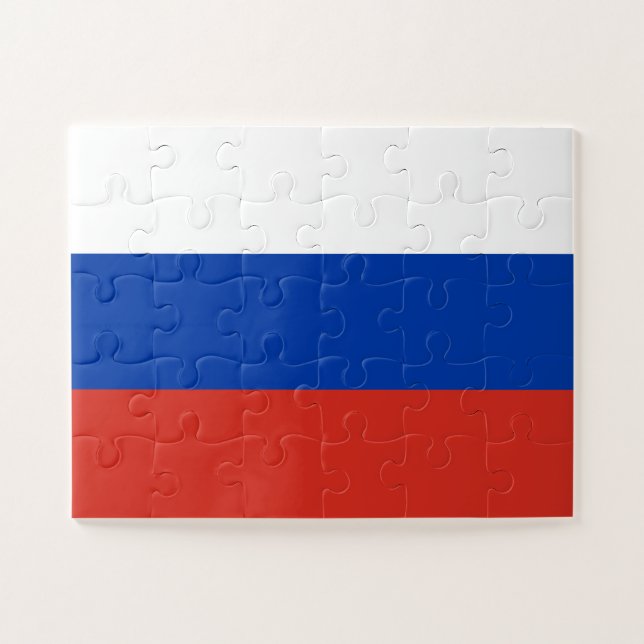 Puzzle Drapeau de la Russie (Horizontal)