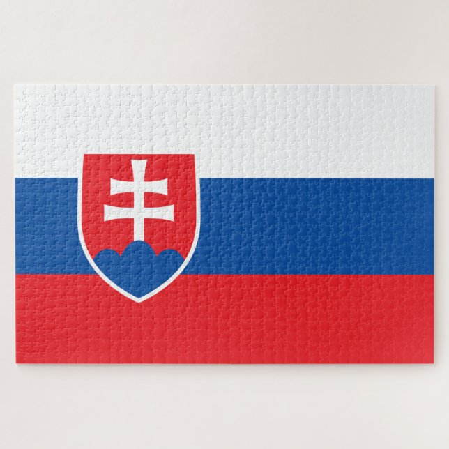 Puzzle Drapeau de la Slovaquie (Horizontal)