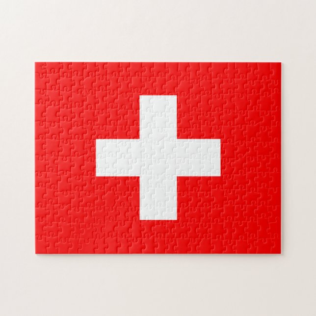 Puzzle Drapeau de la Suisse (Horizontal)