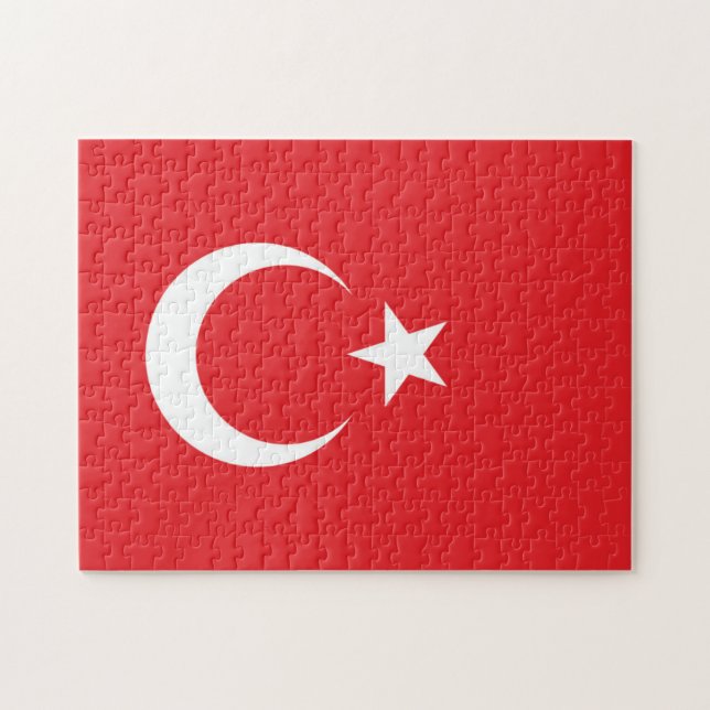 Puzzle Drapeau de la Turquie (Horizontal)
