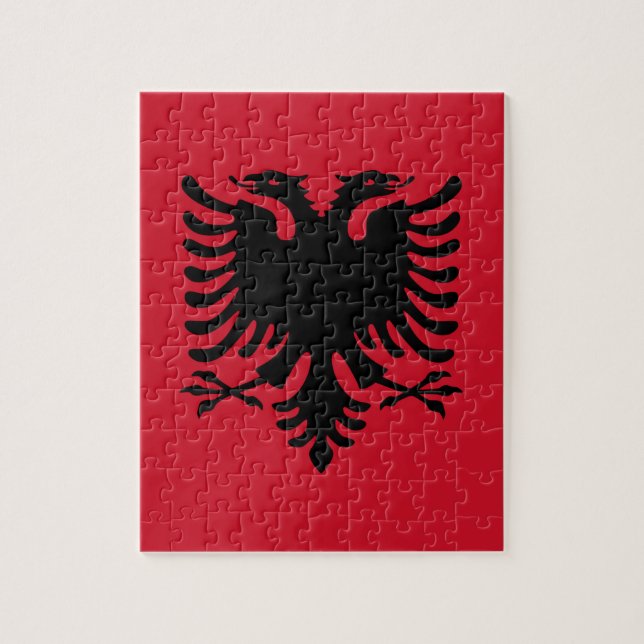 Puzzle Drapeau de l'Albanie (Vertical)