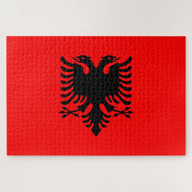 Puzzle Drapeau de l'Albanie (Horizontal)