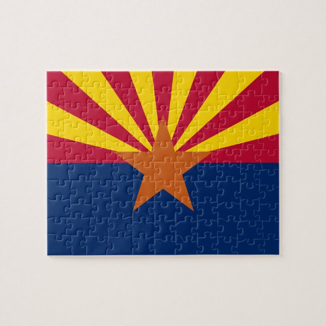 Puzzle Drapeau de l'Arizona (Horizontal)