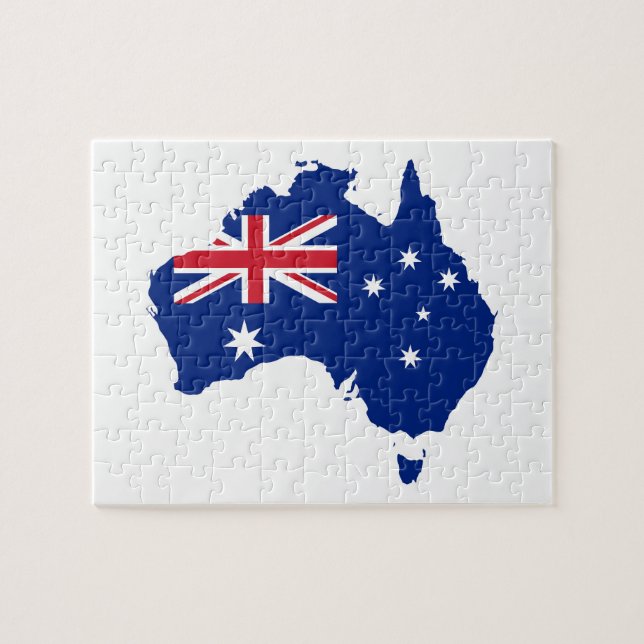 Puzzle drapeau de l'Australie (Horizontal)
