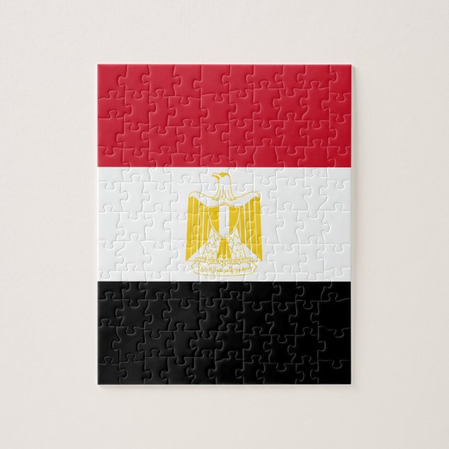 Puzzle Drapeau de l'Égypte (Vertical)