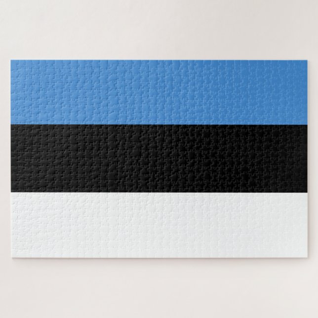 Puzzle Drapeau de l'Estonie (Horizontal)