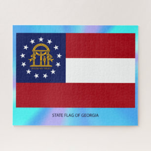 Puzzle Drapeau de l'État de Géorgie