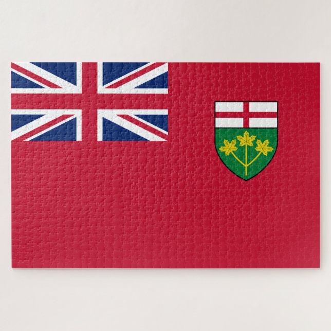 Puzzle Drapeau de l'Ontario (Horizontal)