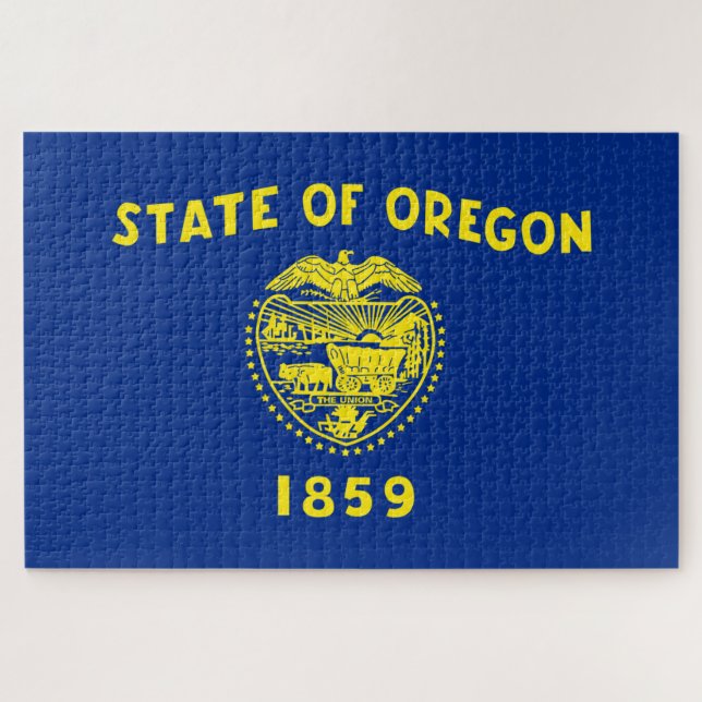 Puzzle Drapeau de l'Oregon (Horizontal)