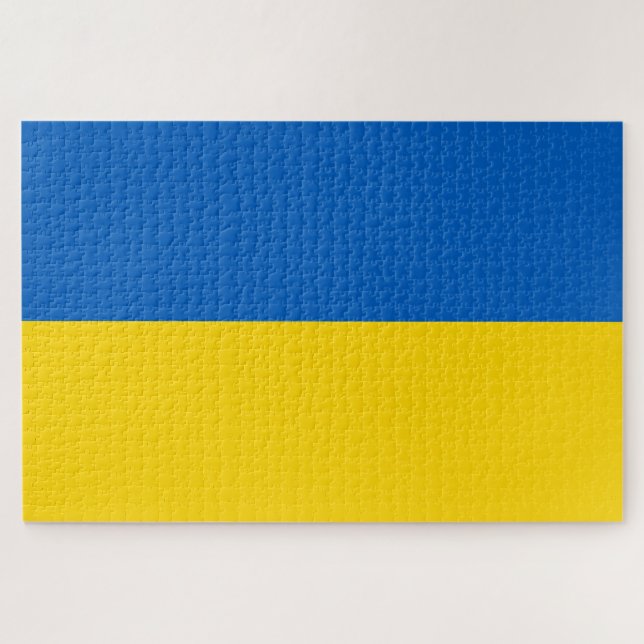 Puzzle Drapeau de l'Ukraine (Horizontal)