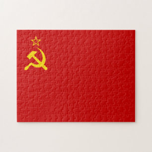 Puzzle Drapeau de l'Union soviétique, URSS, CCCP, communi