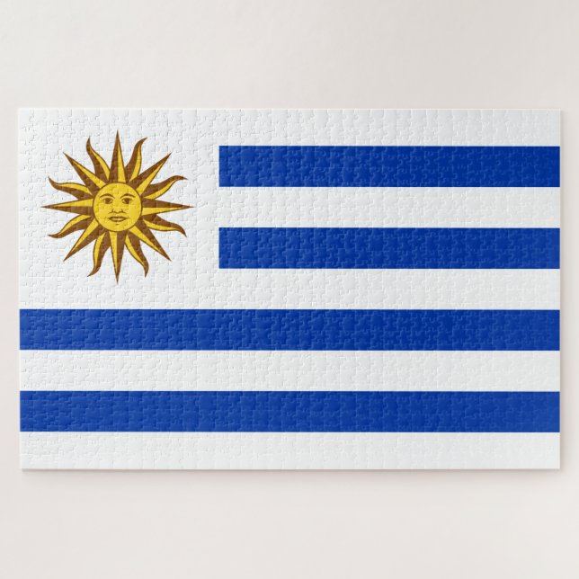 Puzzle Drapeau de l'Uruguay (Horizontal)