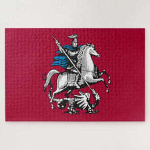 Puzzle Drapeau de Moscou (capitale russe)