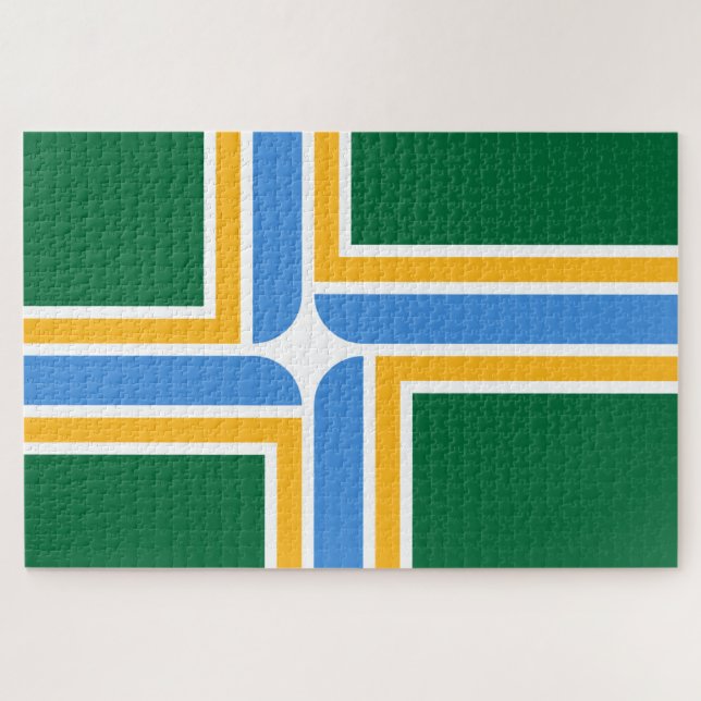 Puzzle Drapeau de Portland (Oregon) (Horizontal)