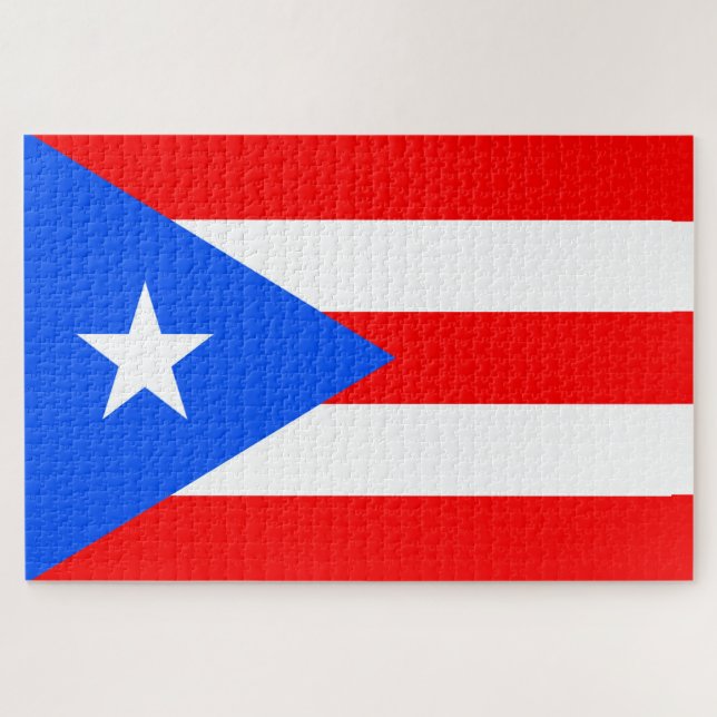 Puzzle Drapeau de Porto Rico (Horizontal)