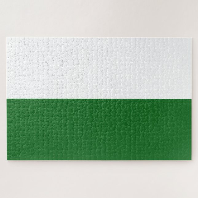 Puzzle Drapeau de Saxe (État allemand) (Horizontal)