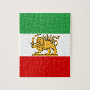 Puzzle Drapeau de Shah de 1964-1980) شیروخورشید