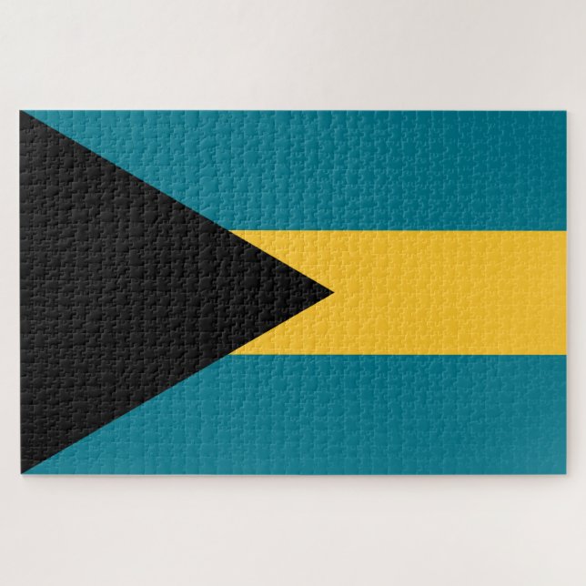 Puzzle Drapeau des Bahamas (Horizontal)