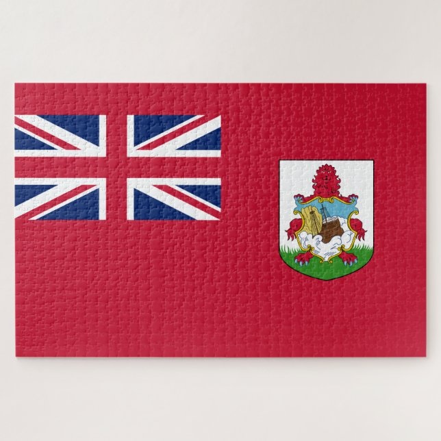 Puzzle Drapeau des Bermudes (Bermudes) (Îles des Caraïbes (Horizontal)
