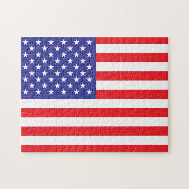 Puzzle Drapeau des États-Unis d'Amérique (Horizontal)