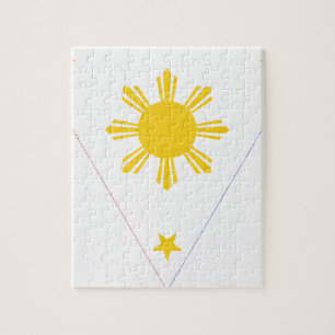 Puzzle Drapeau des Philippines - le Tatlong Bituin chez