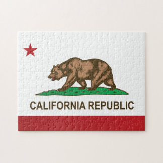 Puzzle Drapeau d'État de Californie, États-Unis