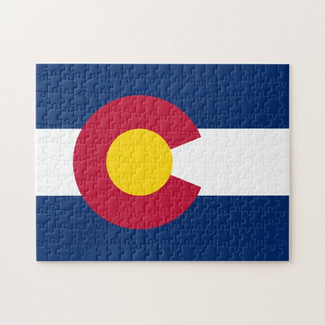 Puzzle Drapeau d'état du Colorado (Horizontal)