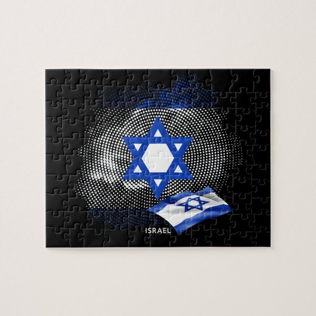 Puzzle Drapeau d'Israël (Horizontal)