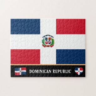Puzzle Drapeau dominicain / Pays latin /République Domini