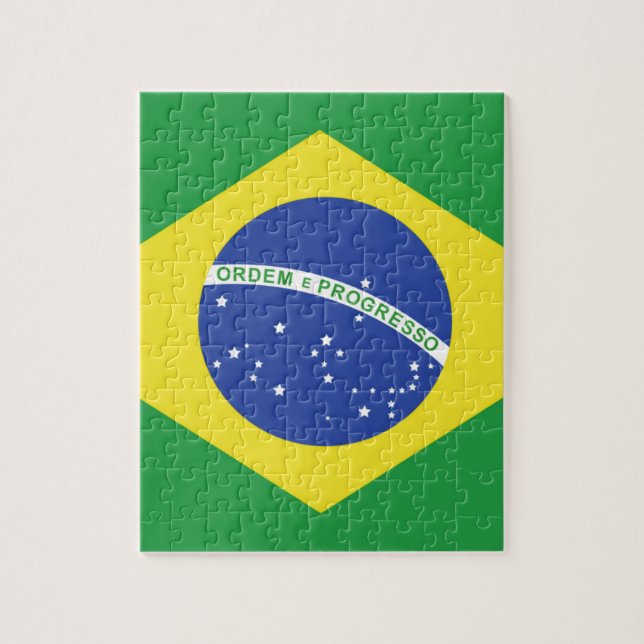 Puzzle Drapeau du Brésil (Vertical)