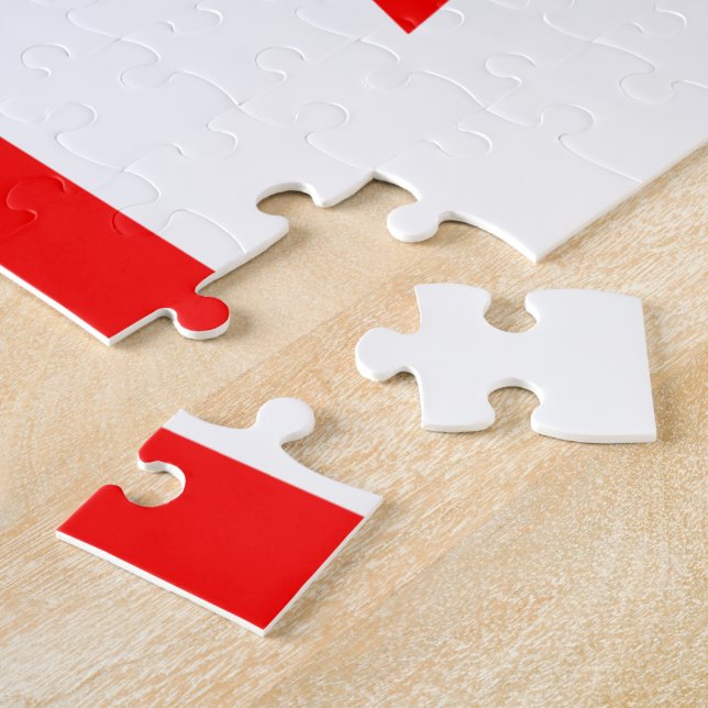 Puzzle Drapeau du Canada (Côté)