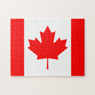 Puzzle Drapeau du Canada Couleurs canadiennes Rouge Blanc