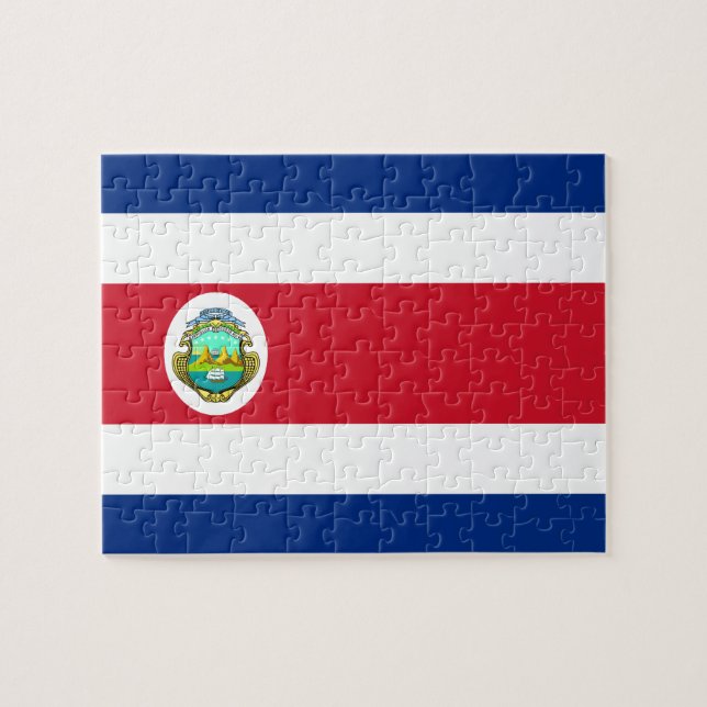 Puzzle Drapeau du Costa Rica (Horizontal)