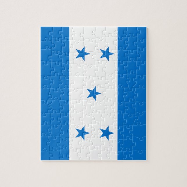 Puzzle Drapeau du Honduras - le Bandera Hondureña De (Vertical)